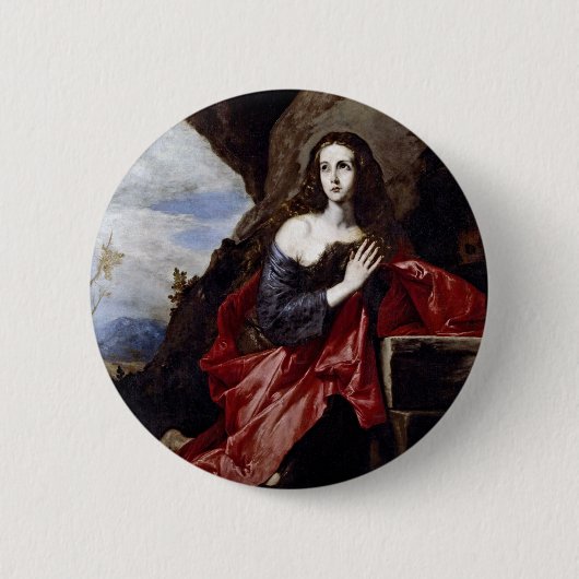 St. Mary Magdalene Ronde Button 5,7 Cm (Voorkant)