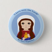 St. Mary Magdalene Ronde Button 5,7 Cm (Voorkant)