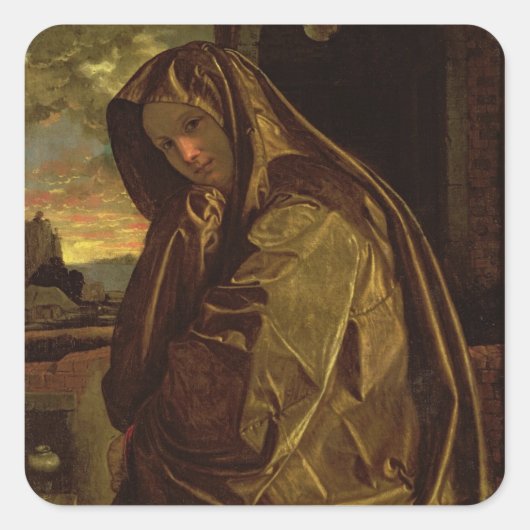 St. Mary Magdalene Vierkante Sticker (Voorkant)