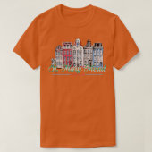 St Mary Mead thuis van MissMarple T-shirt (Design voorkant)