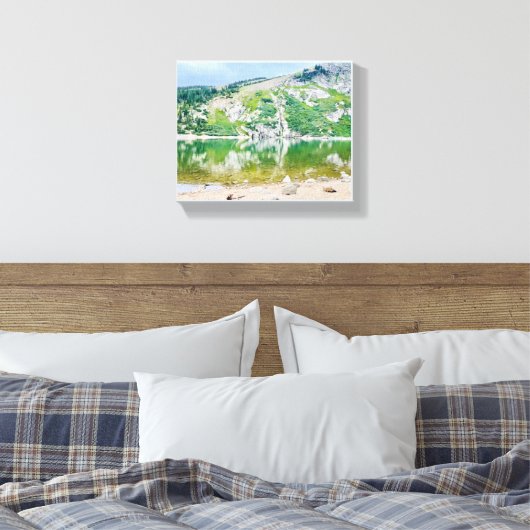 St. Mary’s Glacier, CO Stretched Canvas Print (Insitu (Slaapkamer))