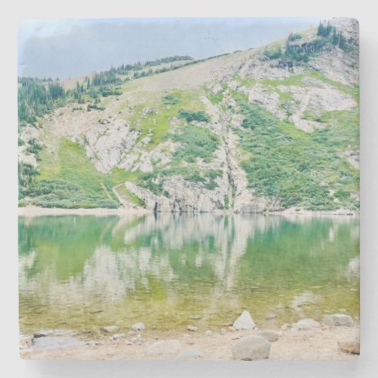 St. Mary’s Glacier, CO Stretched Canvas Print Stenen Onderzetter (Voorkant)