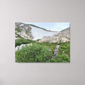 St. Mary’s gletsjer Stretched Canvas Print