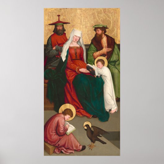 St. Mary Salome - Bernhard Strigel Fine Art Poster (Voorkant)