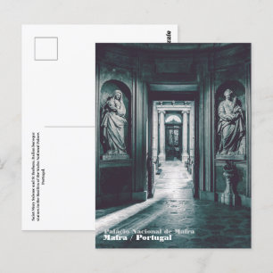St. Mary Salome en St. Barbara. Italiaanse standbe Briefkaart
