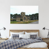 St Mary The Virgin Church Nunthorpe Canvas Afdruk (Insitu (Slaapkamer))