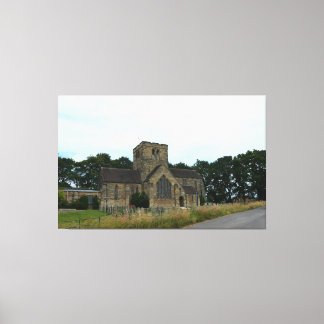 St Mary The Virgin Church Nunthorpe Canvas Afdruk