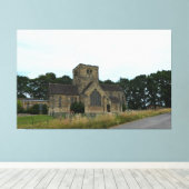 St Mary The Virgin Church Nunthorpe Canvas Afdruk (Insitu (Houten vloer))