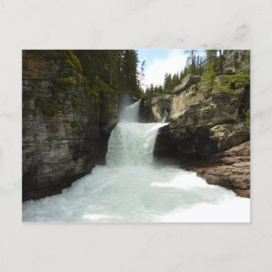 St. Mary-waterval I in Glacier National Park Briefkaart