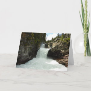 St. Mary-waterval I in Glacier National Park Kaart