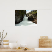 St. Mary-waterval I in Glacier National Park Poster (Keuken)