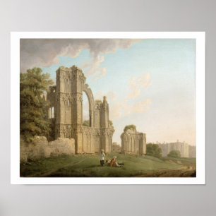St Mary's Abbey, York, c.1778 (olie op doek) Poster