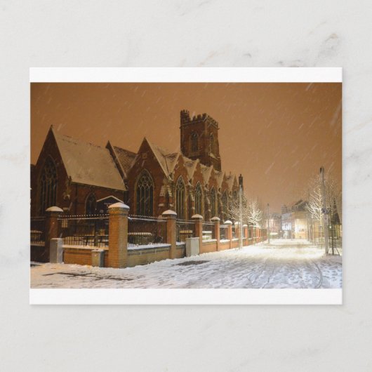 St Mary's Church Acton. Briefkaart (Voorkant)