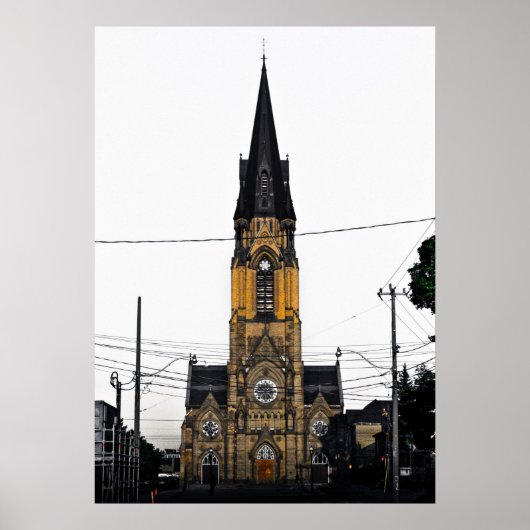 St. Mary's Church No. 1 Kleurversie Poster (Voorkant)