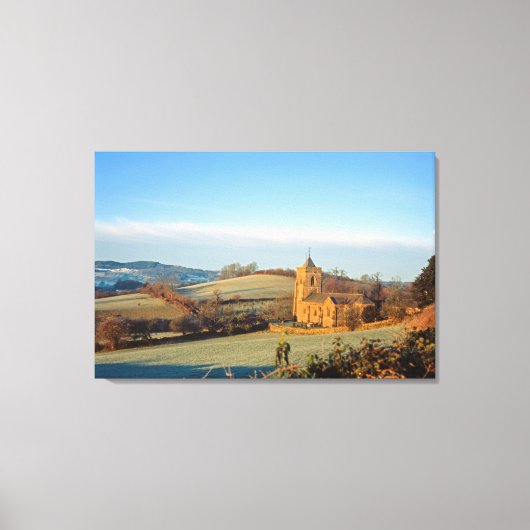St Mary's Crosthwaite Holiday Card Canvas Afdruk (Voorkant)