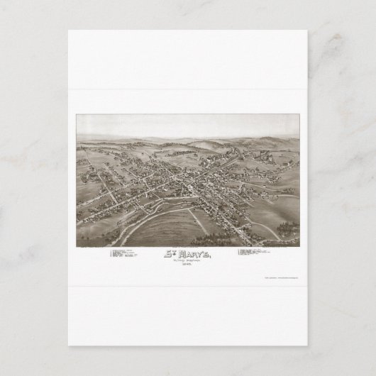 St. Mary's Elk County Briefkaart (Voorkant)