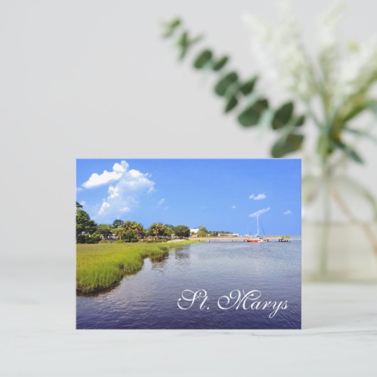 St. Marys, Georgia, VS Briefkaart (Staand voorkant)