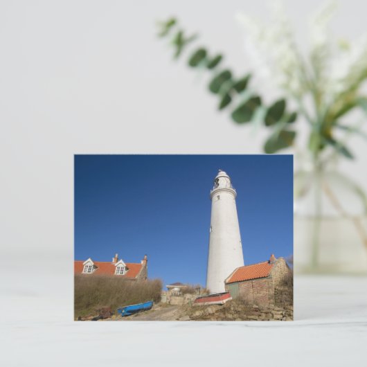 St Mary's Island, Whitley Bay Briefkaart (Staand voorkant)