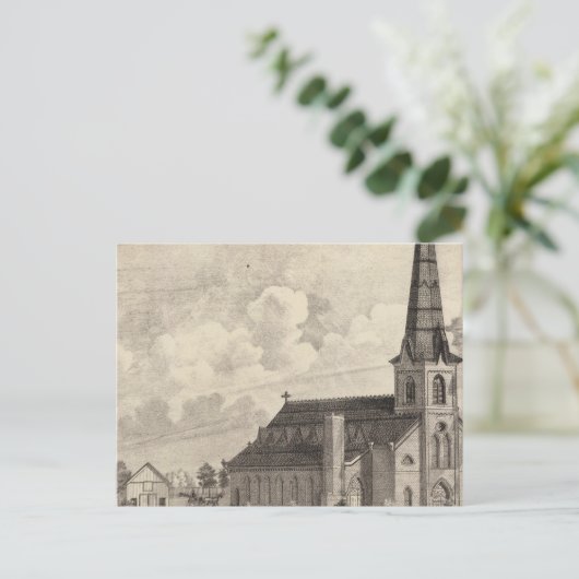 St Mary's katholieke kerk Briefkaart (Staand voorkant)