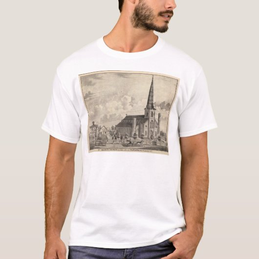 St Mary's katholieke kerk T-shirt (Voorkant)