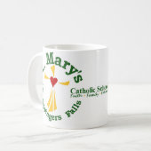 St. Mary's katholieke School 15 oz. Mok (Voorkant links)