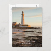 St Mary's Lighthouse England Briefkaart (Voorkant / Achterkant)