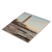 St Mary's Lighthouse England Tile/Trivet Tegeltje (Zijkant)