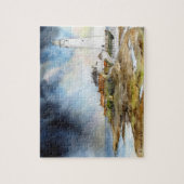 St Marys Lighthouse Whitley Bay Noordoost Engeland Legpuzzel (Verticaal)