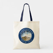 St Marys Lighthouse Whitley Bay Noordoost Engeland Tote Bag (Achterkant)