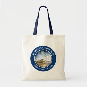 St Marys Lighthouse Whitley Bay Noordoost Engeland Tote Bag