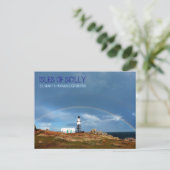 St. Mary's Peninnis Lighthouse - Isles Of Scilly Briefkaart (Staand voorkant)
