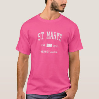 St Marys Pennsylvania PA  atletische sporten T-shirt