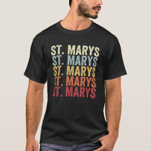St Marys Pennsylvania St Marys PA Retro Vintage Te T-shirt