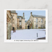 St Mary's Quad University of St Andrews Scotland Briefkaart (Voorkant)