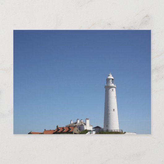 St. Mary's vuurtoren Briefkaart (Voorkant)