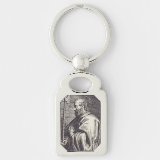 St. Mattheus de Evangelist - Reproductie van Kunst Sleutelhanger (Voorkant)