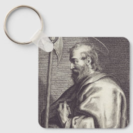 St. Mattheus de Evangelist - Reproductie van Kunst Sleutelhanger