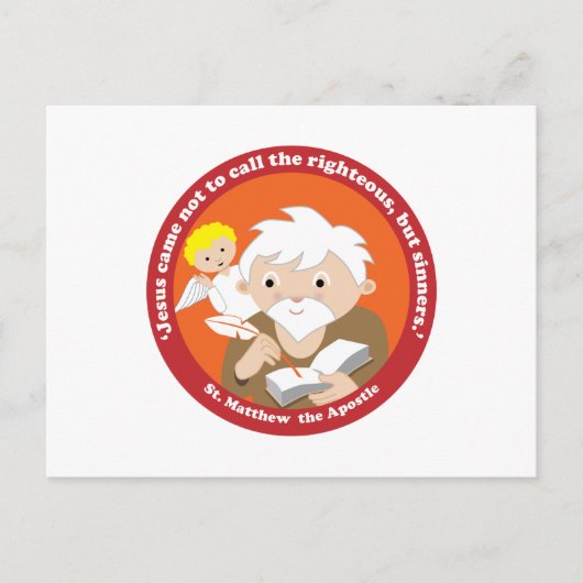 St. Matthew de Apostle Briefkaart (Voorkant)