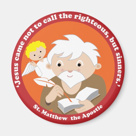 St. Matthew de Apostle Magneet (Voorkant)