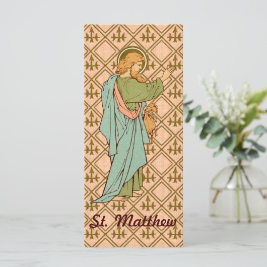 St. Matthew de Apostle (RLS 10) Kaart (Staand voorkant)