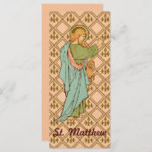 St. Matthew de Apostle (RLS 10) Kaart (Voorkant / Achterkant)