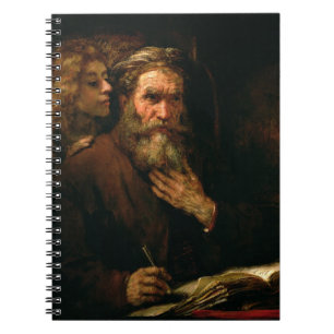 St. Matthew en The Angel, 1655-60 (olie op doek) Notitieboek