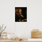 St. Matthew en The Angel, 1655-60 (olie op doek) Poster (Keuken)