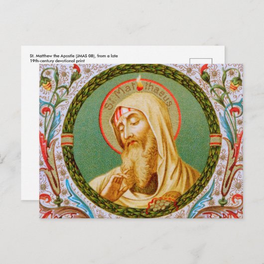 St. Matthew the Apostle (JMAS 08) Briefkaart (Voorkant / Achterkant)