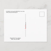 St. Matthew the Apostle (JMAS 08) Briefkaart (Achterkant)