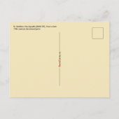 St. Matthew the Apostle (JMAS 08) Briefkaart (Achterkant)