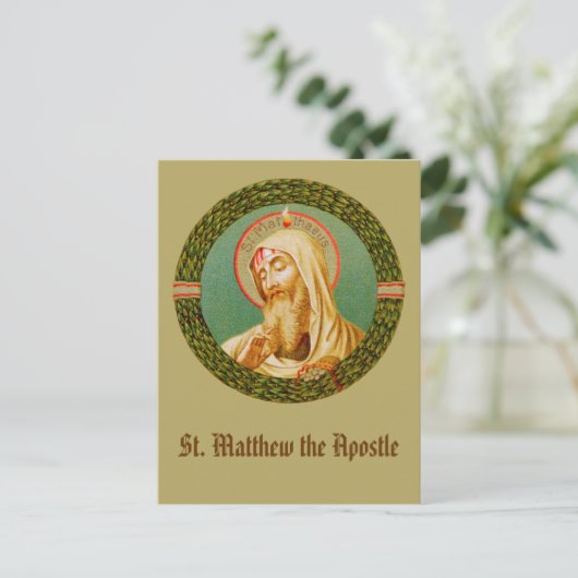 St. Matthew the Apostle (JMAS 08) Briefkaart (Staand voorkant)