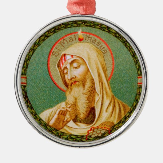 St. Matthew the Apostle (JMAS 08) Metalen Ornament (Voorkant)