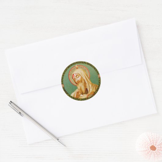St. Matthew the Apostle (JMAS 08) Ronde Sticker (Envelop)