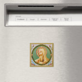 St. Matthew the Apostle (JMAS 08) Square Magneet (Insitu (Vaatwasser))